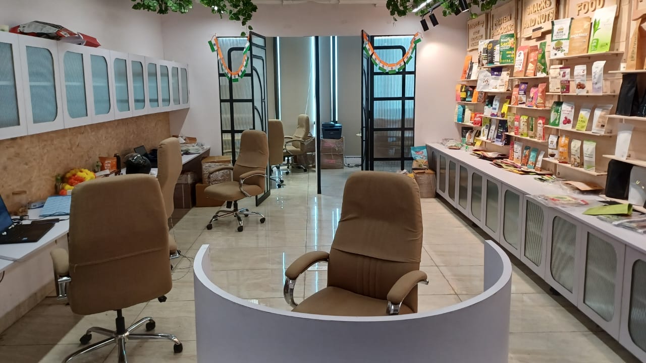 SwissPack Delhi NCR office product showroom